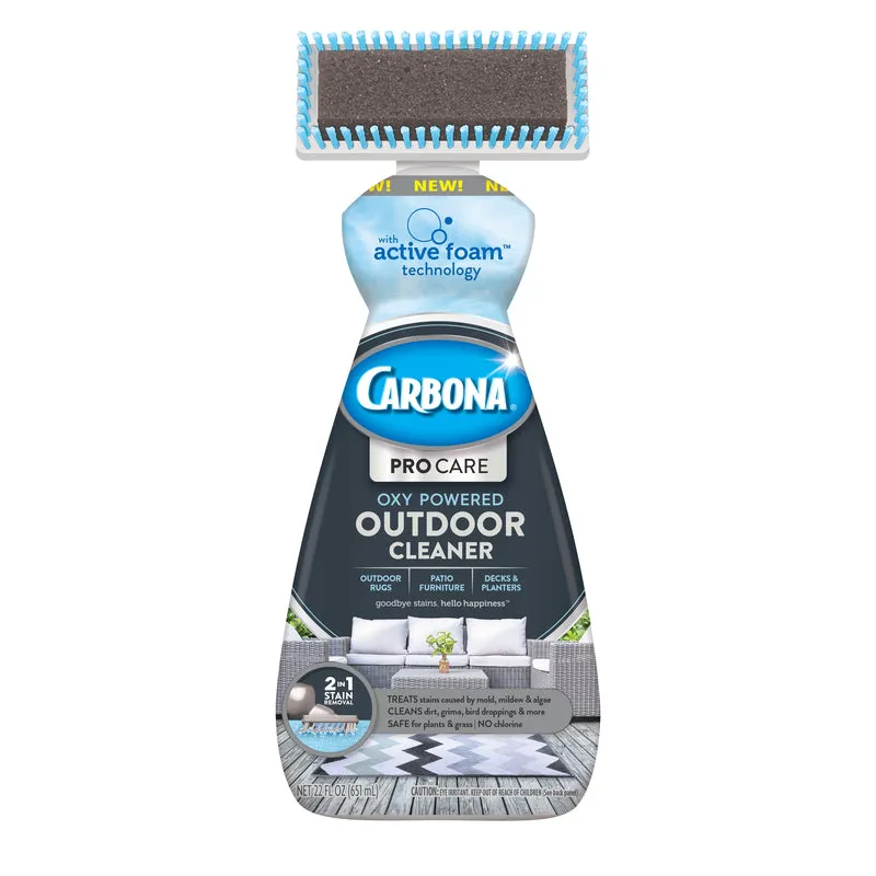 Carbona Pro Care Non-Scented Scent Oxy Powered Outdoor Cleaner Foam 22 oz