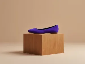 CARLOTTA • Custom Fitted Bespoke Ballet Flats • PURPLE