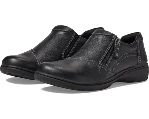 Clarks Women's Carleigh Ray Shoes- Black Leather