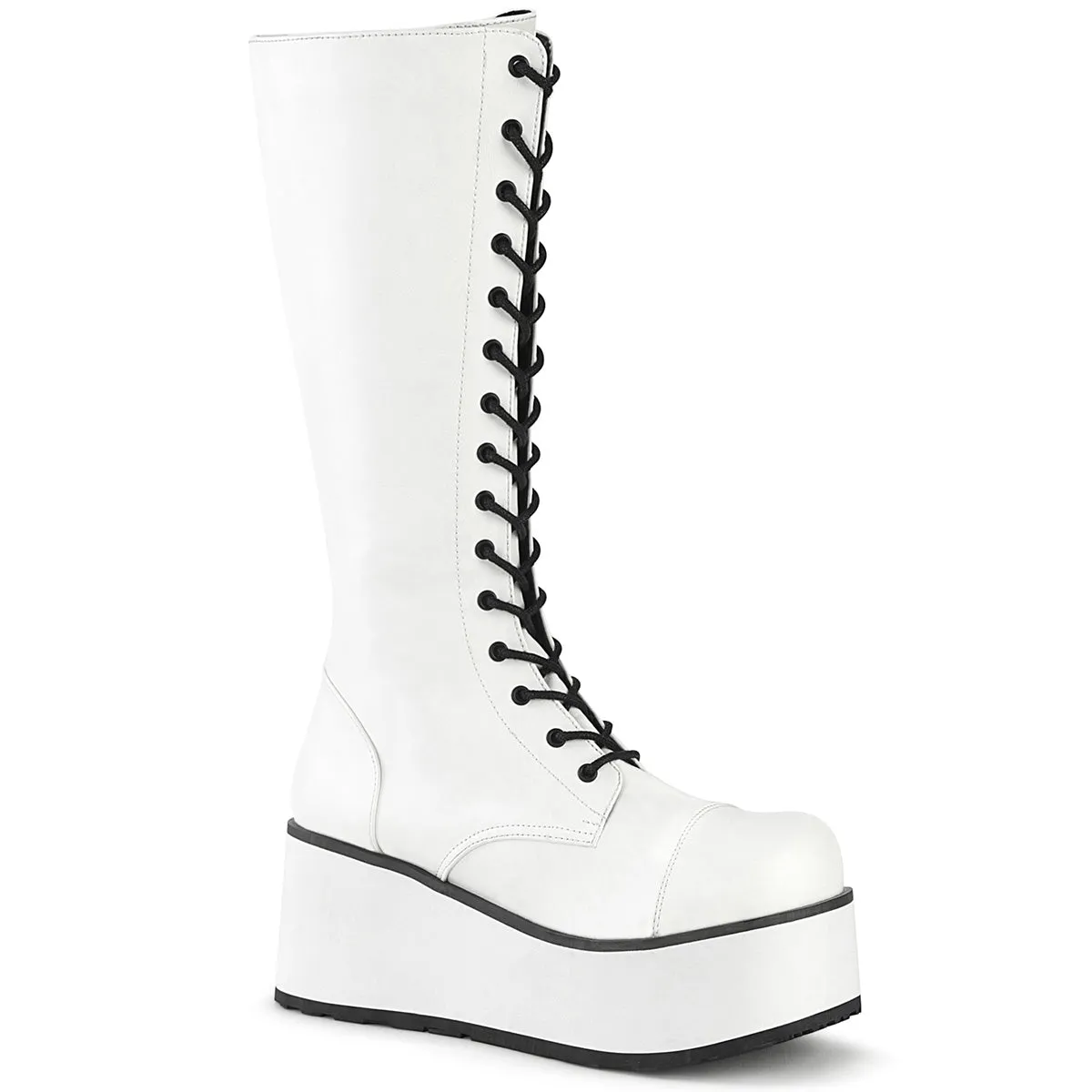 DemoniaCult Trashville 502 Unisex/Mens Platform Knee Length Boots