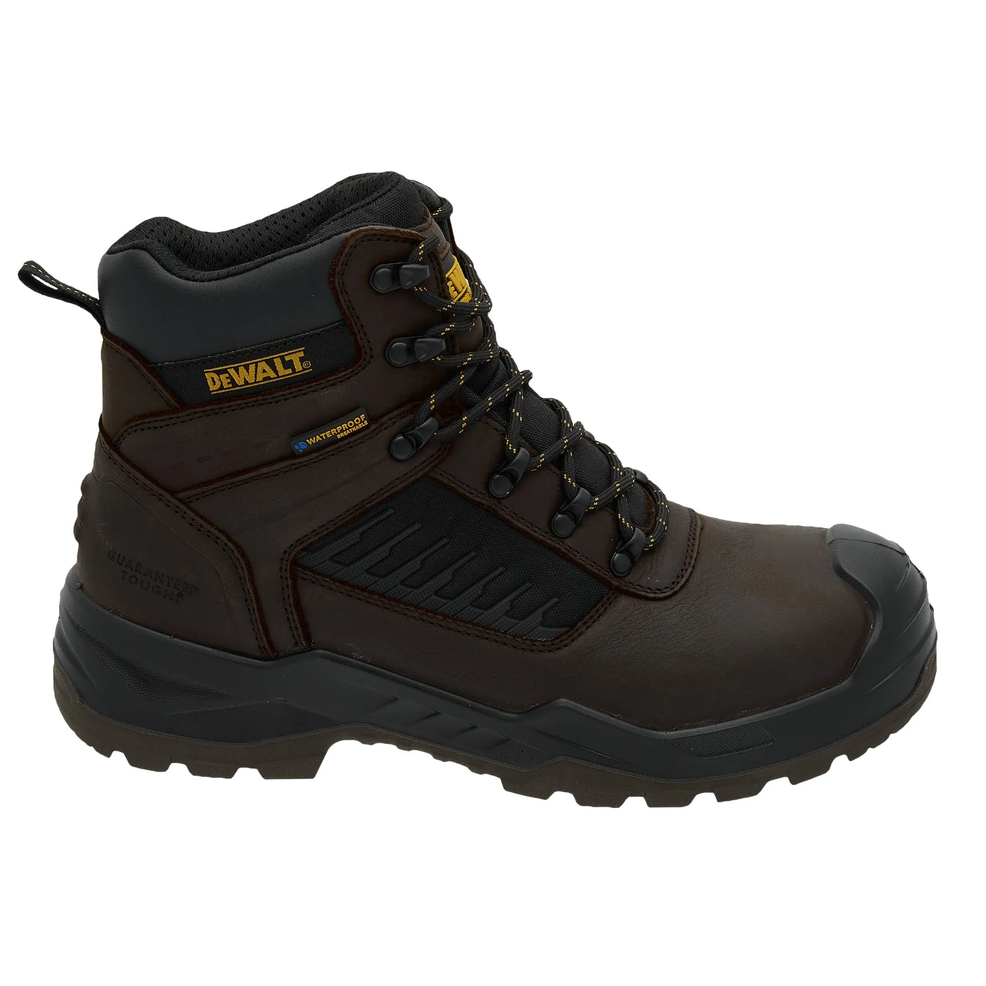 DEWALT Reynolds Men's Leather, Steel Safety Toe, Waterproof Work Boot