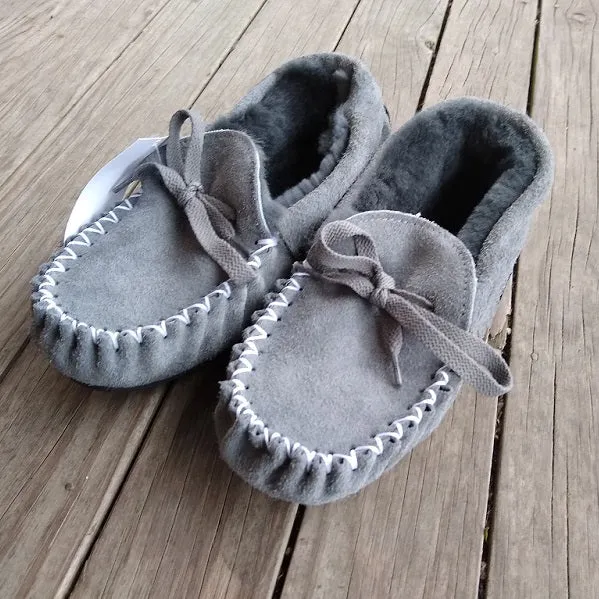 Glen Moccasin Sheepskin Slipper