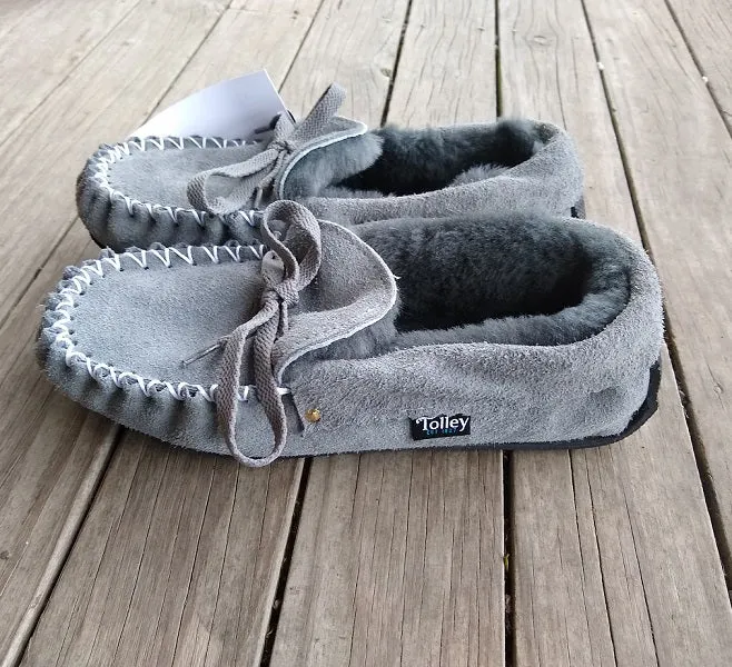 Glen Moccasin Sheepskin Slipper