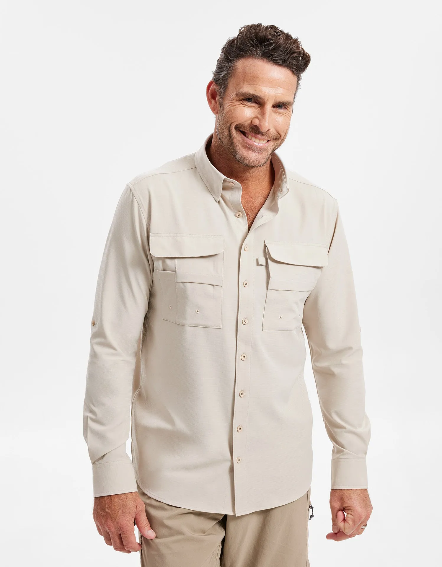 Hiking Shirt Men UPF 50  Dry Lite