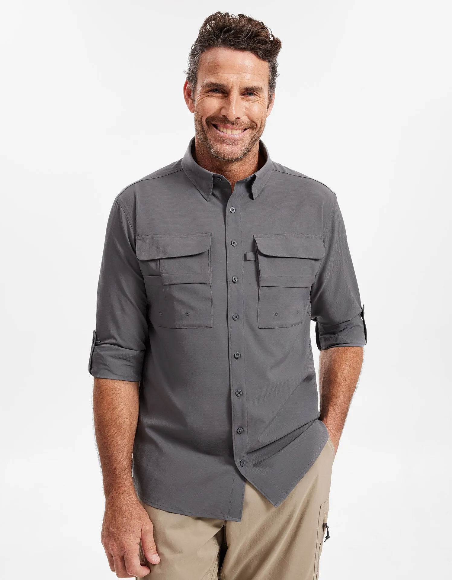 Hiking Shirt Men UPF 50  Dry Lite
