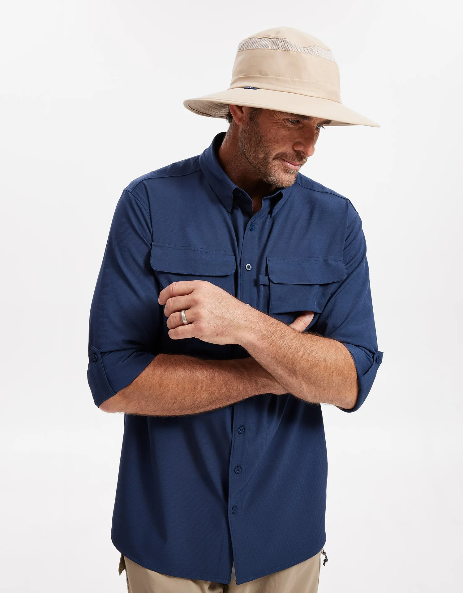 Hiking Shirt Men UPF 50  Dry Lite