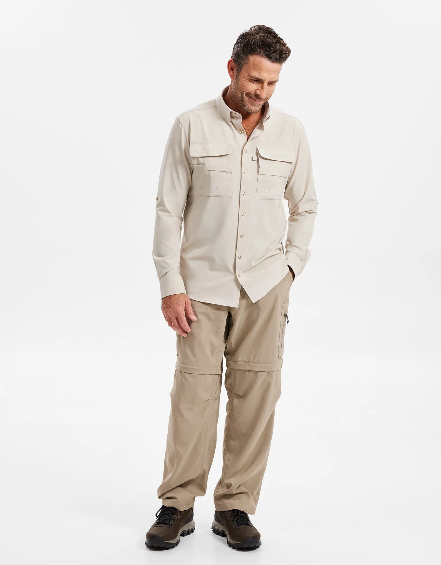 Hiking Shirt Men UPF 50  Dry Lite