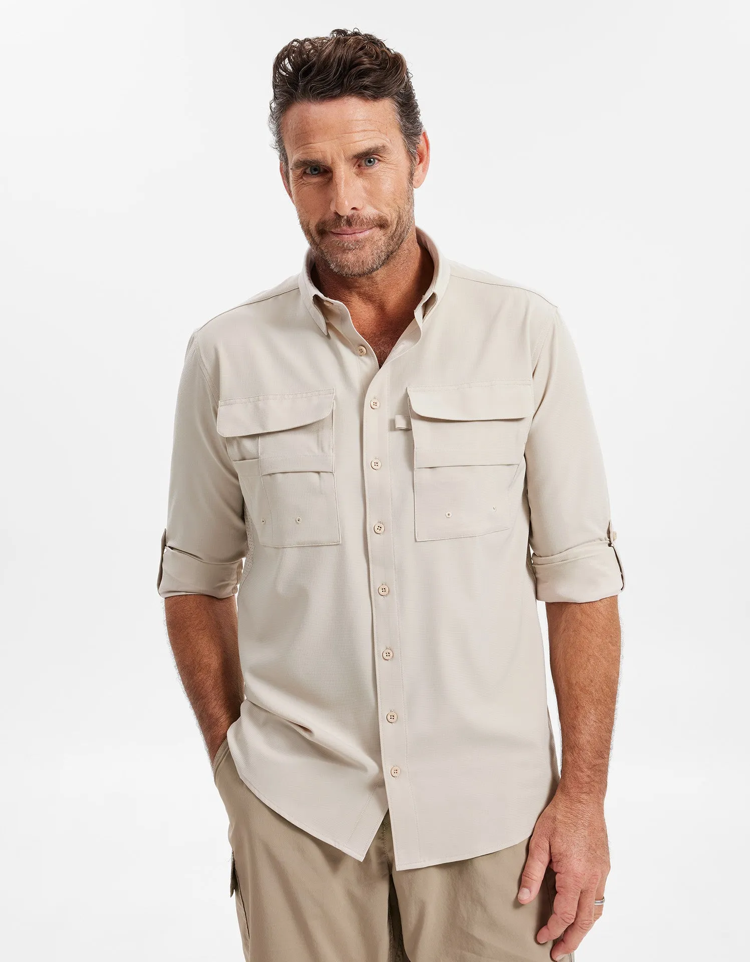 Hiking Shirt Men UPF 50  Dry Lite