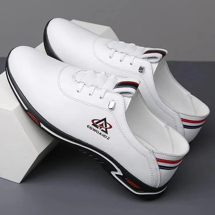 Men's casual slip-on leather shoes