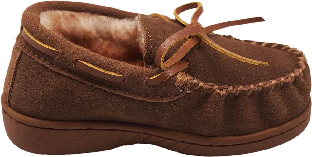 NORTY Big Kids 4-6 Chestnut Slippers 16971