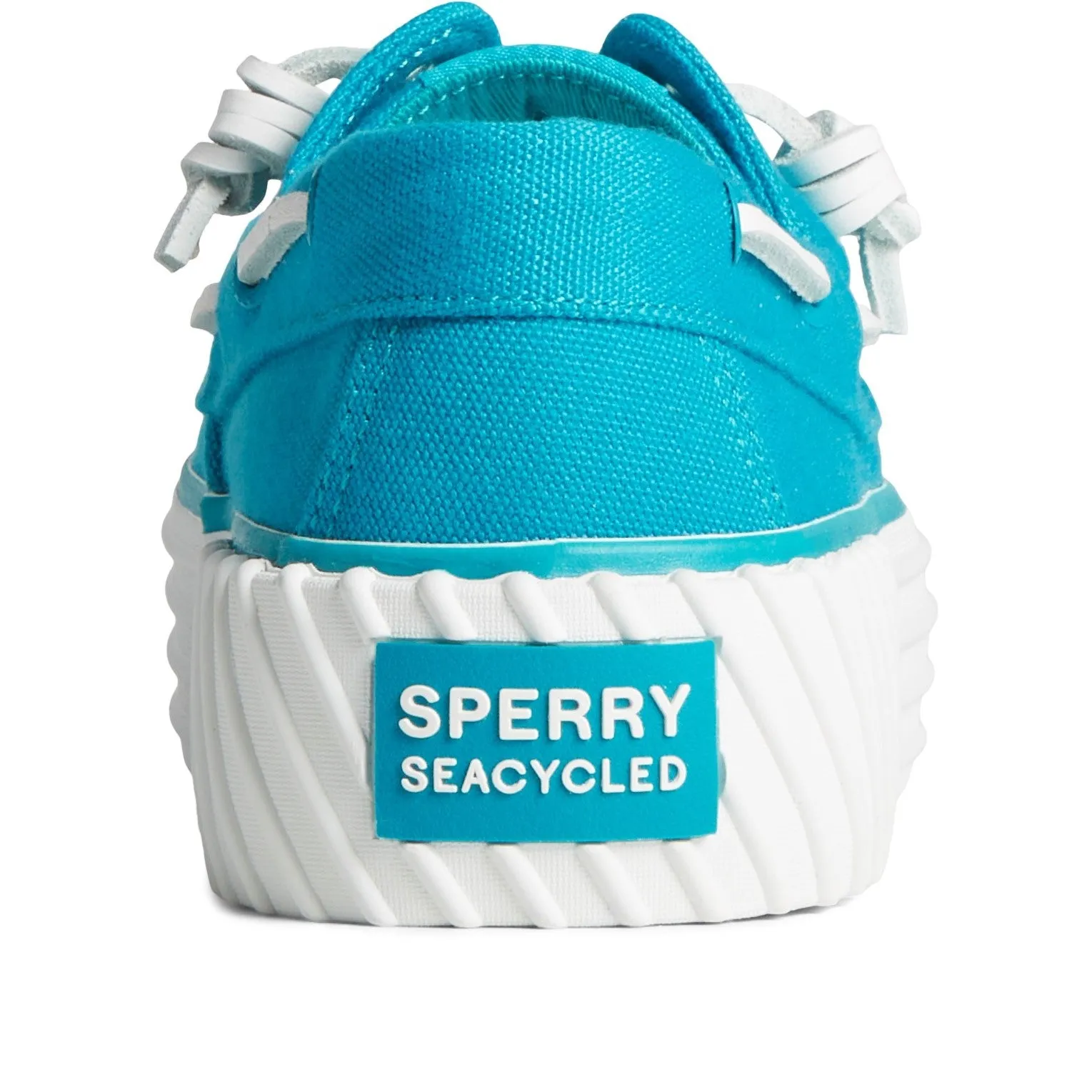 Sperry Womens Crest Platform Boat Shoes - Blue