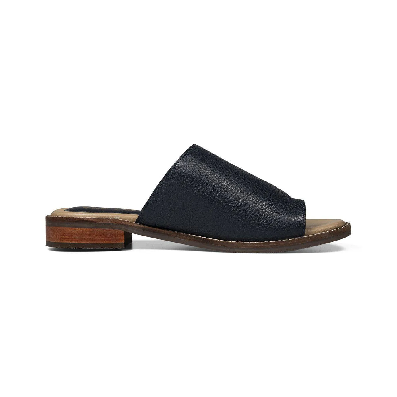 Van Dal Sundae 3343 4101 Ladies Midnight Navy Leather Slip On Sandals