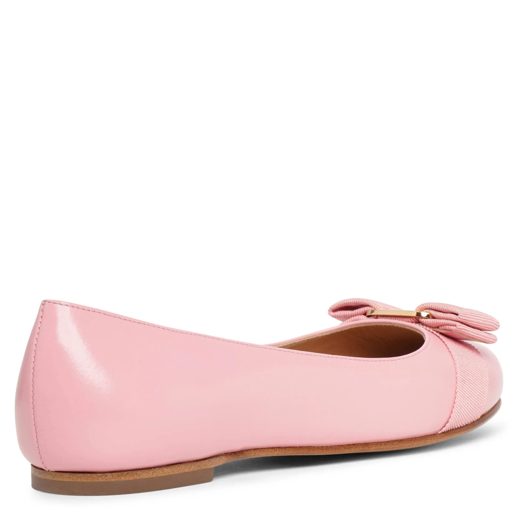 Varina 22 pink leather ballerinas
