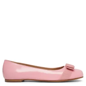 Varina 22 pink leather ballerinas